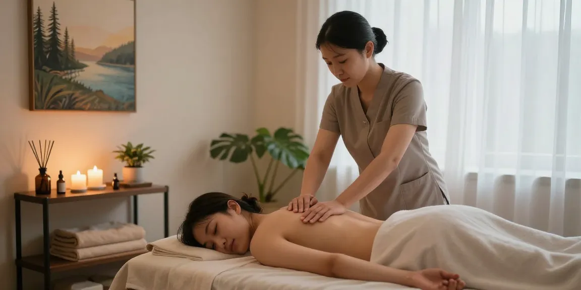 Experience relaxing 성남출장안마 with a professional massage in a serene therapy room.